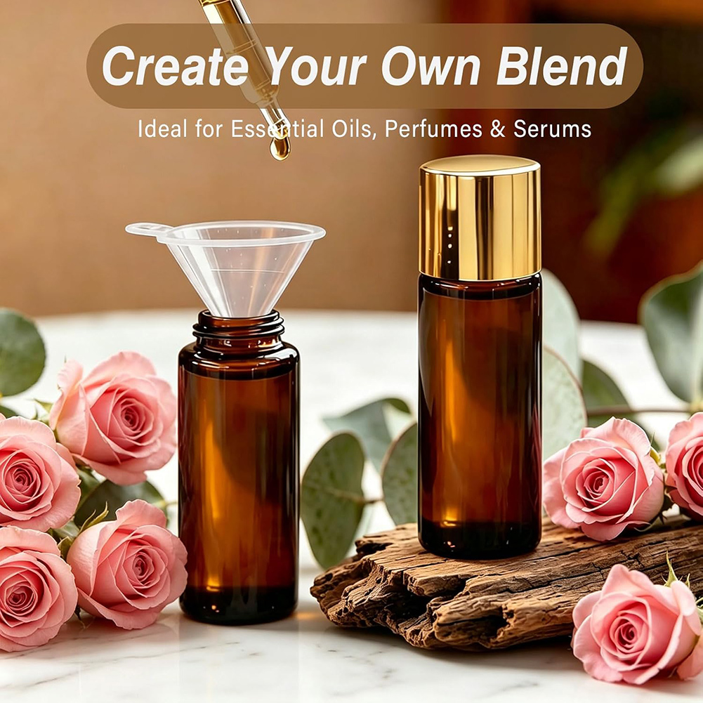 Luxury Skincare Bottles - UV Protection Glass Containers For DIY