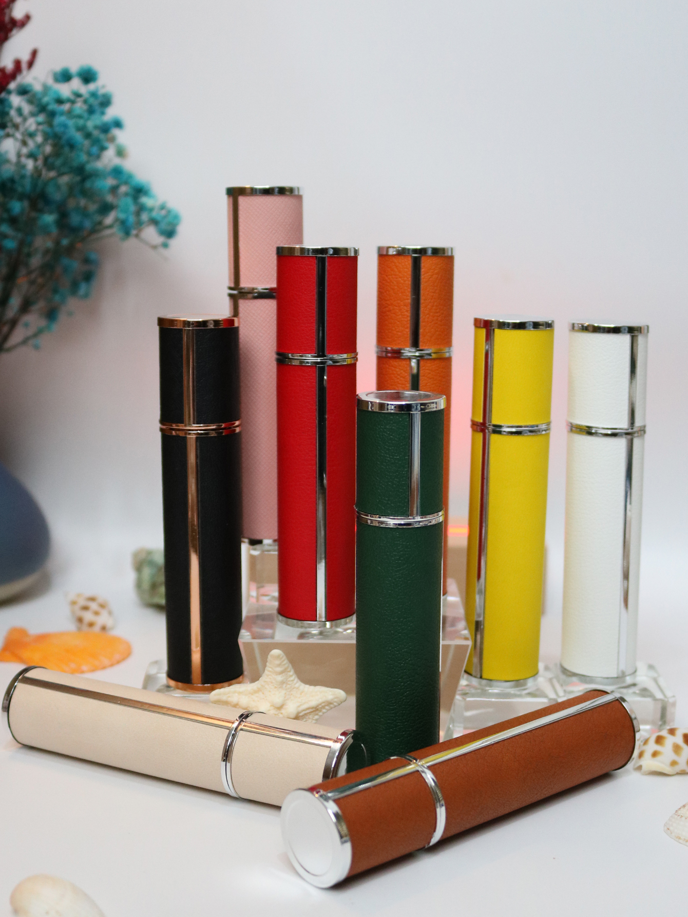 10ml luxury leather wrapped gl - Luxury Skincare Bottles 리뷰 및 가격