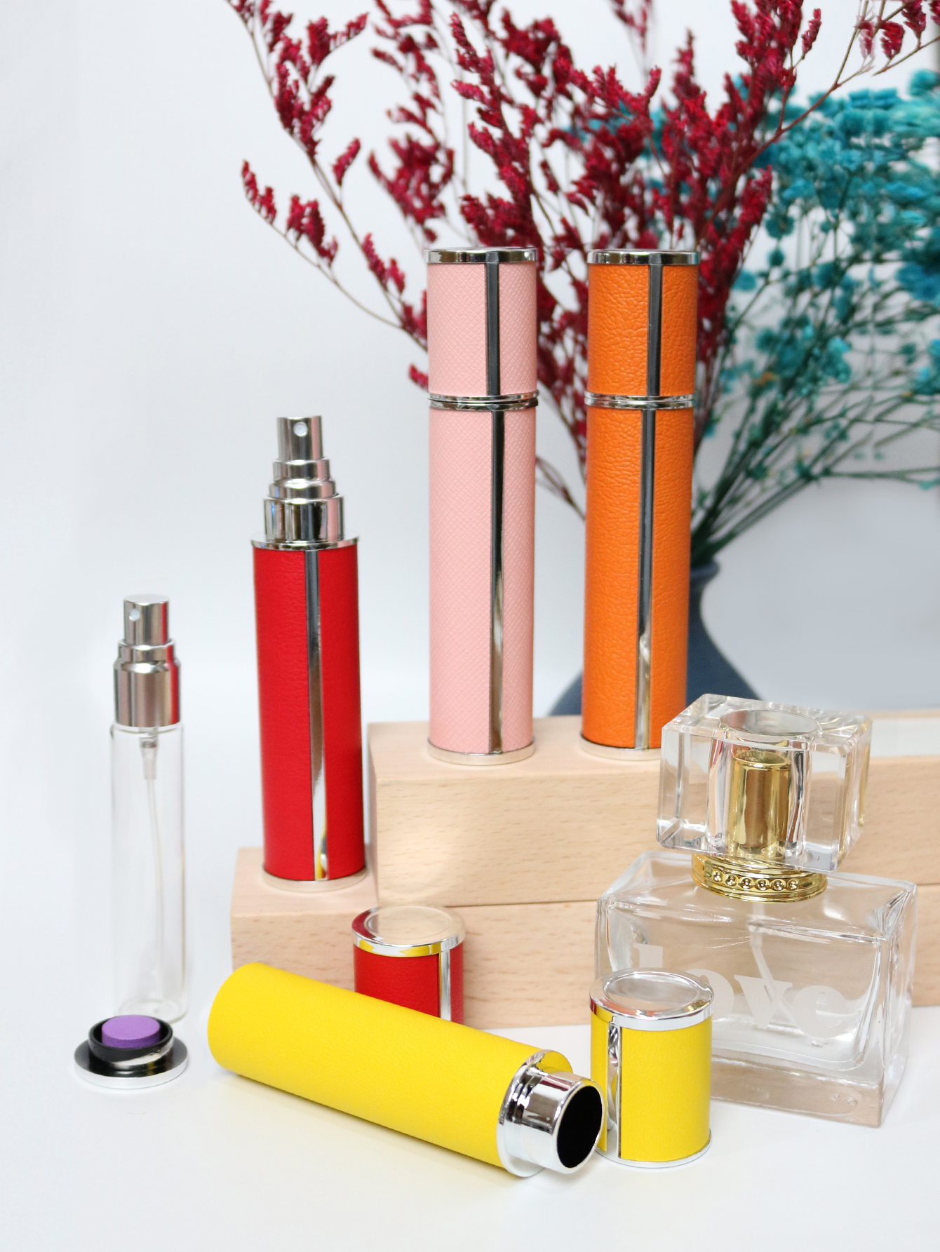 10ml luxury leather wrapped gl - Luxury Skincare Bottles 리뷰 및 가격