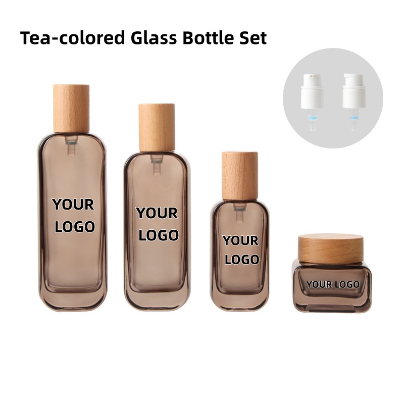 【Logo Custom】1Pcs Luxury Flat  - Luxury Skincare Bottles 리뷰 및 가격
