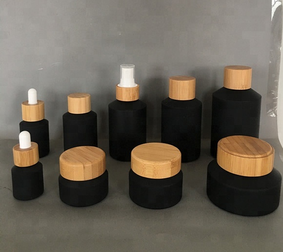 60pcs 120ml black matte glass  - Luxury Skincare Bottles 리뷰 및 가격