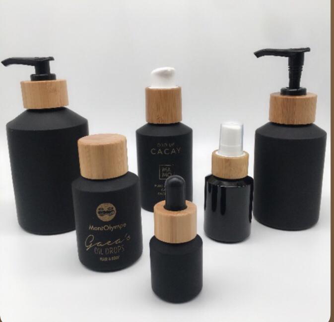 60pcs 120ml black matte glass  - Luxury Skincare Bottles 리뷰 및 가격