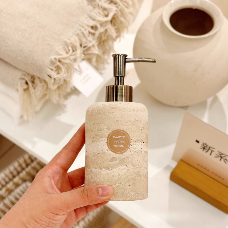 Natural Stone Lotion Dispenser - Luxury Skincare Bottles 리뷰 및 가격