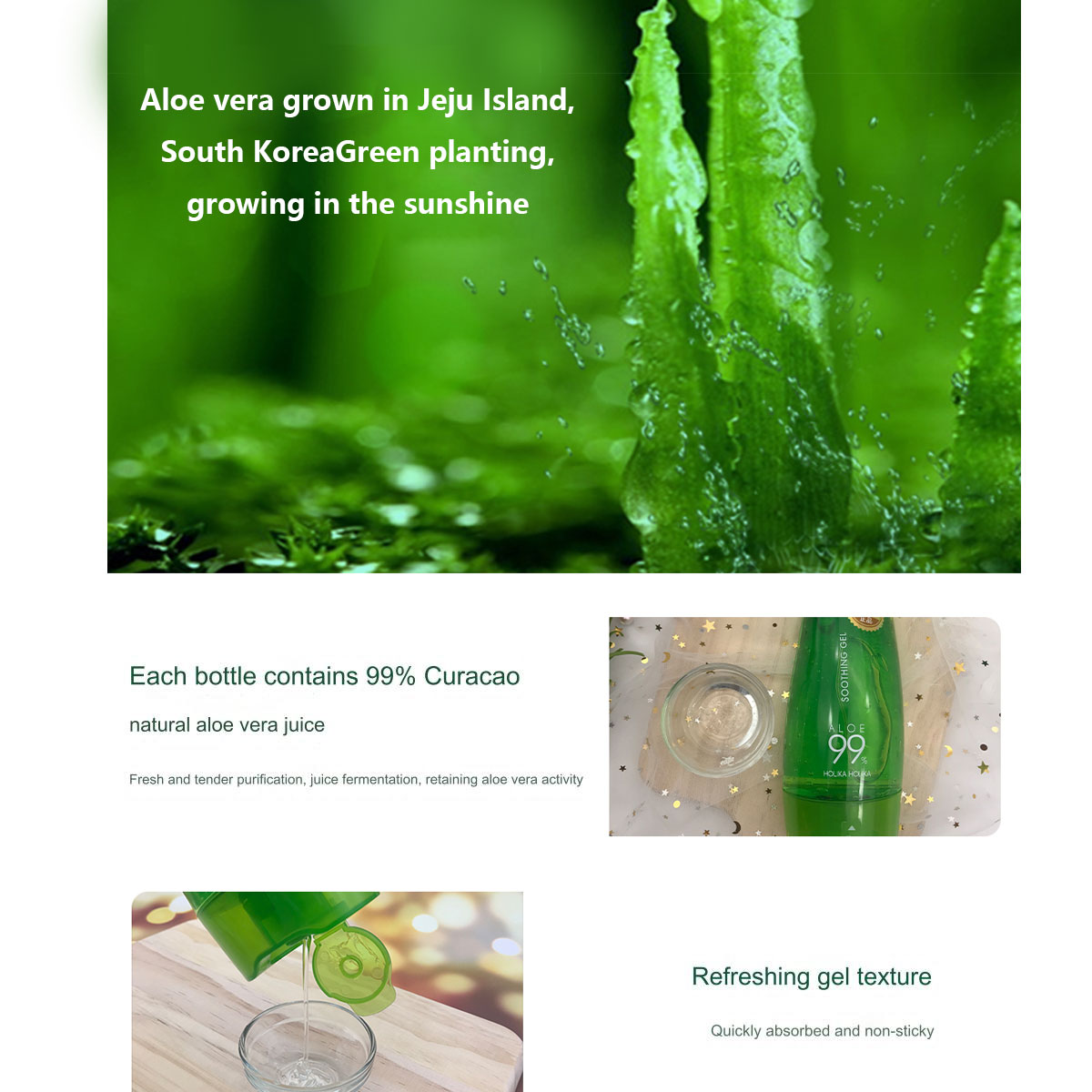 HOLIKA HOLIKA Aloe Soothing Ge - Luxury Skincare Korea 리뷰 및 가격