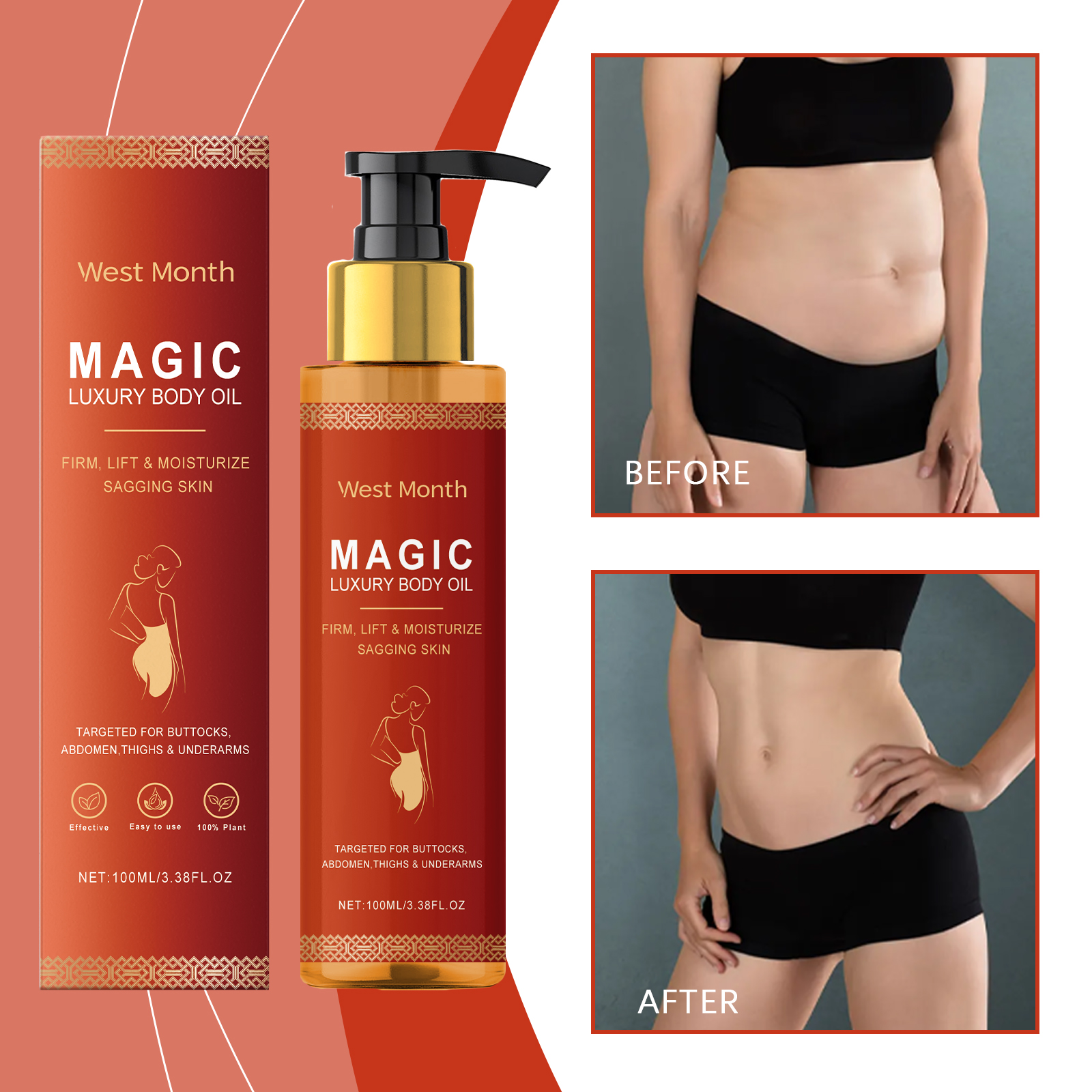 WEST MONTH Magic Luxury Body O - Luxury Skincare Products For Women 리뷰 및 가격