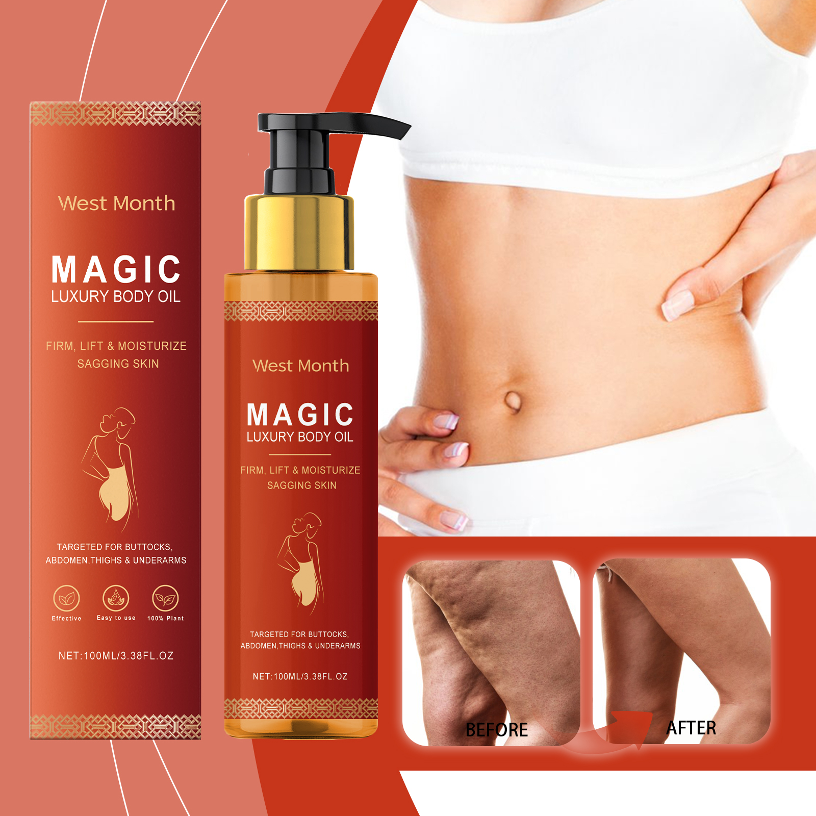 WEST MONTH Magic Luxury Body O - Luxury Skincare Products For Women 리뷰 및 가격