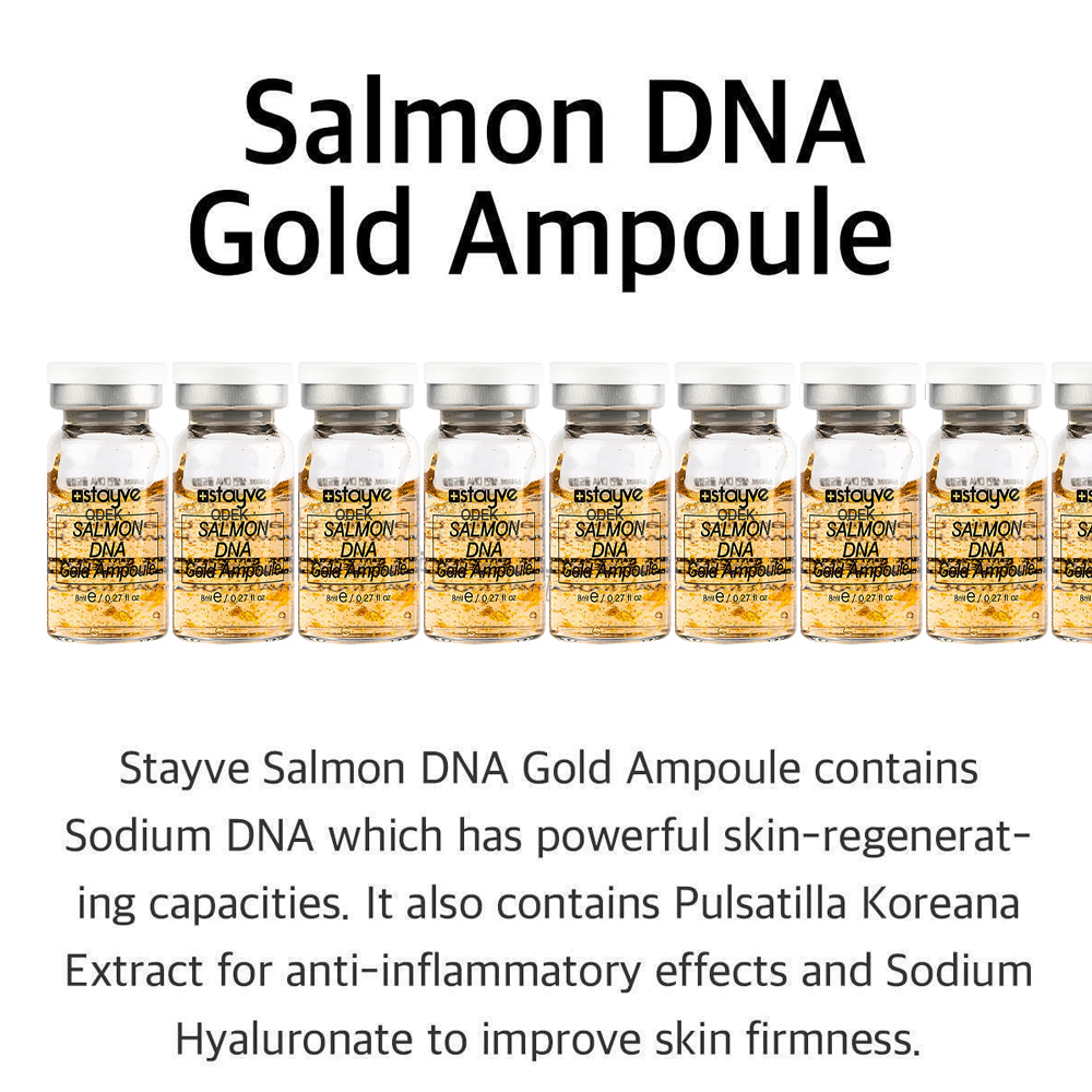 Korea 8ml Salmon DNA Gold Ampo - Luxury Skincare Korea 리뷰 및 가격