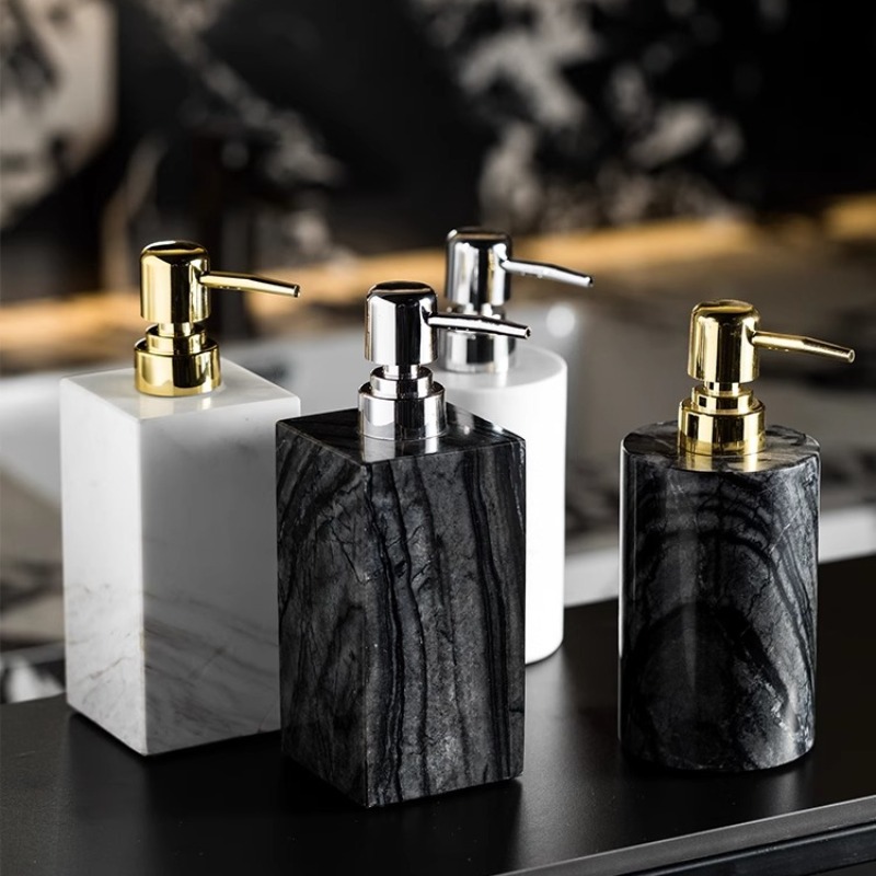 Natural Marble Soap Dispenser  - Luxury Skincare Bottles 리뷰 및 가격
