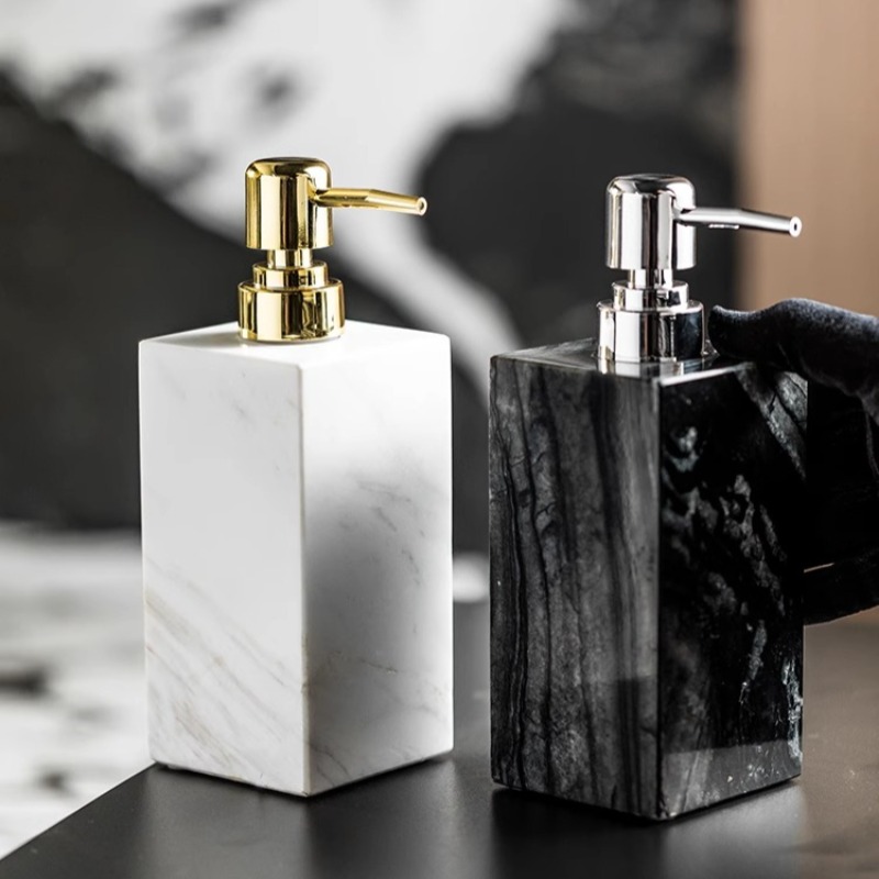 Natural Marble Soap Dispenser  - Luxury Skincare Bottles 리뷰 및 가격