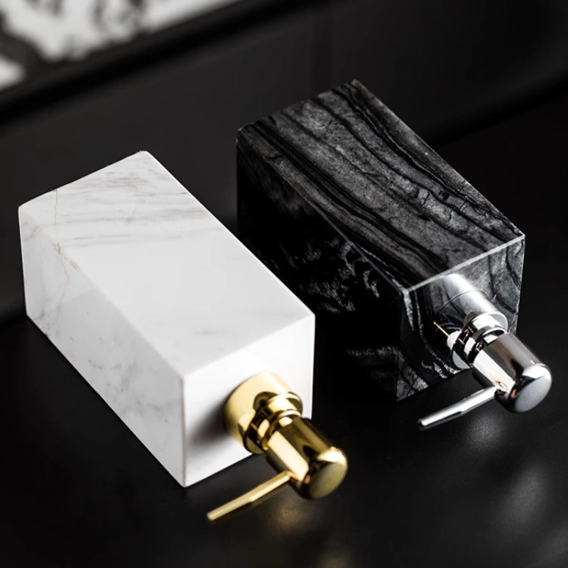 Natural Marble Soap Dispenser  - Luxury Skincare Bottles 리뷰 및 가격